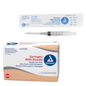 Dynarex - Syringes With Needle - 5cc – GoBioMed